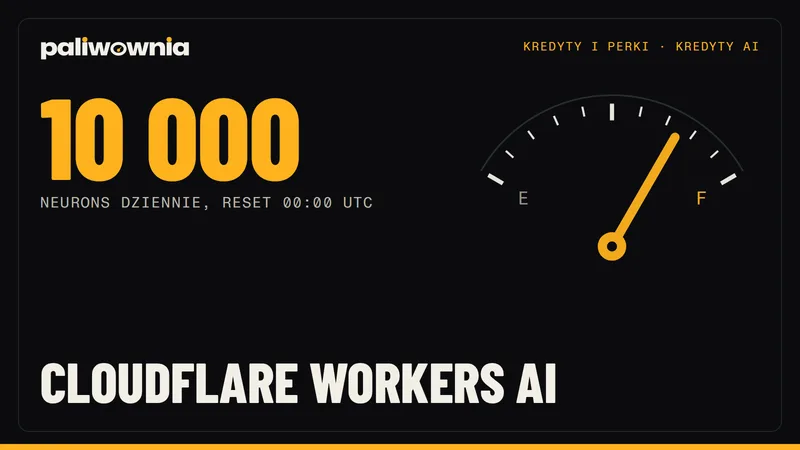 Cloudflare Workers AI za darmo: 10 000 Neurons dziennie i modele do testów