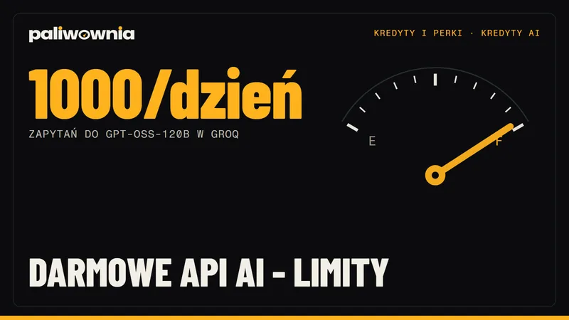 Darmowe API AI w 2026 - limity free tier Gemini, Groq, Mistral, OpenRouter, Cerebras i innych