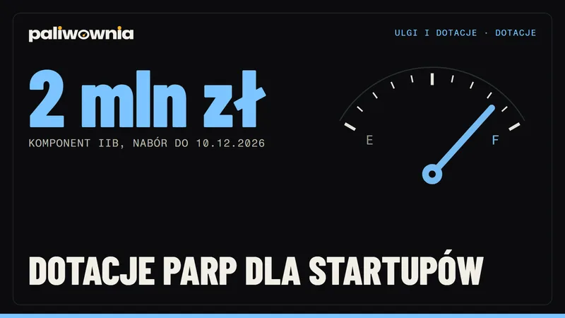 Dotacje PARP dla startupów 2026 - Platformy startowe, komponent IIa i IIb, Poland Prize