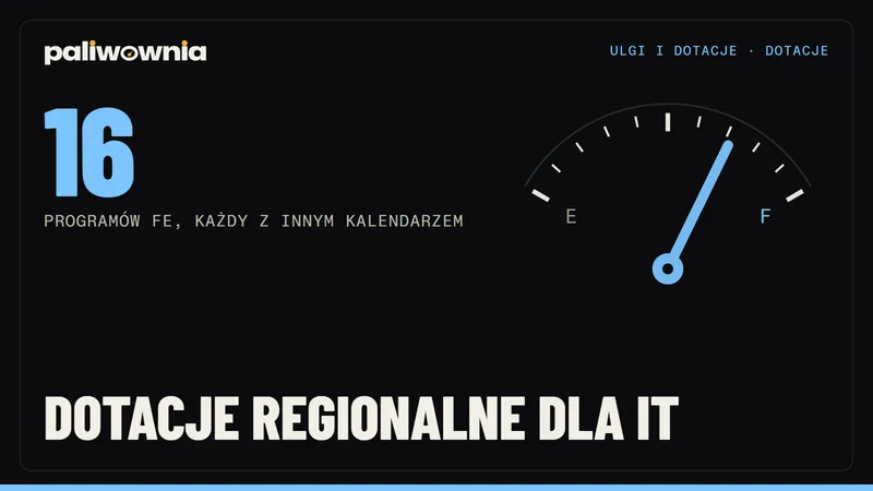 Dotacje regionalne dla firm IT 2026 - Fundusze Europejskie w województwach i harmonogramy
