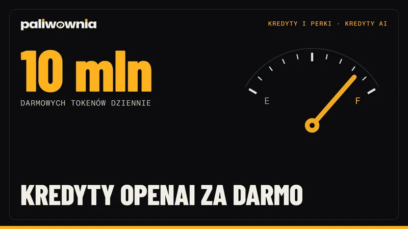 Kredyty OpenAI za darmo w 2026 - 4 legalne drogi, także bez inwestora VC