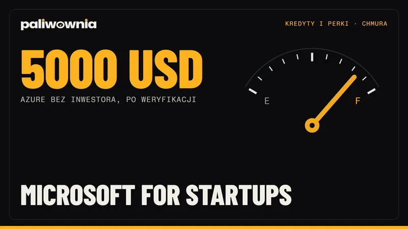 Microsoft for Startups w Polsce 2026 - ile kredytów Azure bez inwestora i jak je dostać