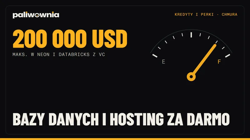 Kredyty na bazy danych i hosting - MongoDB, Vercel, Supabase, Neon, DigitalOcean, Render