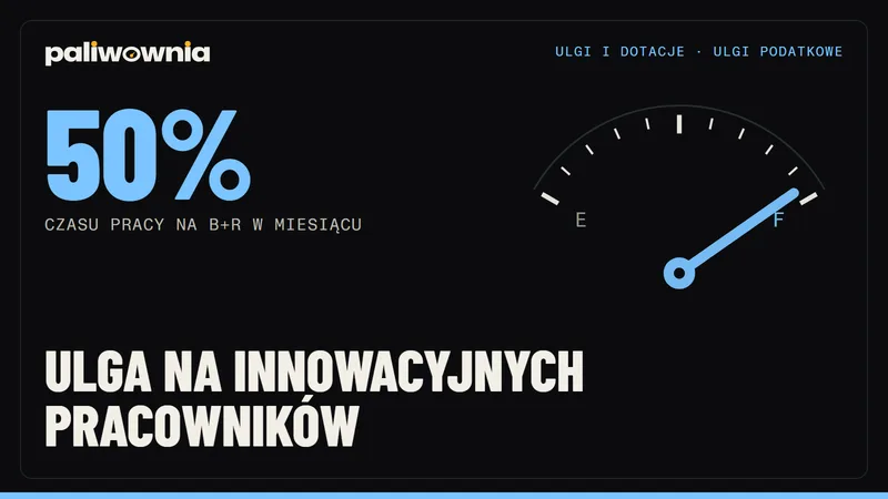 Ulga na innowacyjnych pracowników 2026 - jak zamienić niewykorzystaną ulgę B+R na zaliczki PIT