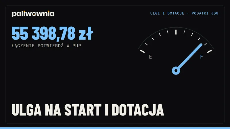 Ulga na start a dotacja z urzędu pracy: co wolno łączyć, a co trzeba sprawdzić w PUP